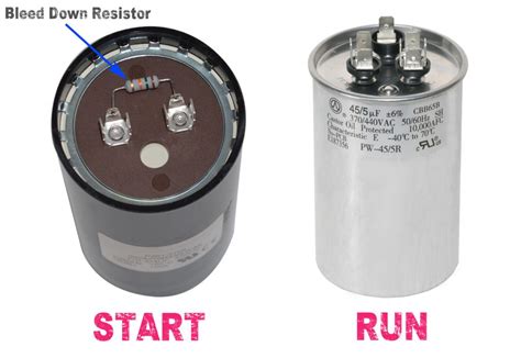 how do you hook up a run capacitor